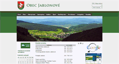 Desktop Screenshot of jablonove.sk